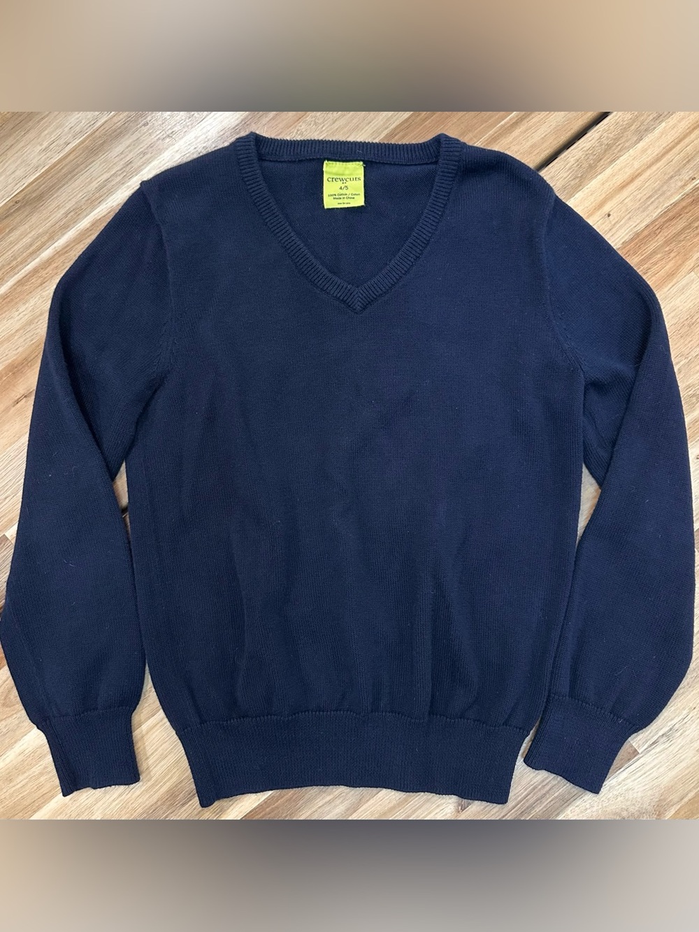 Crewcuts Navy V-Neck Pullover Sweater